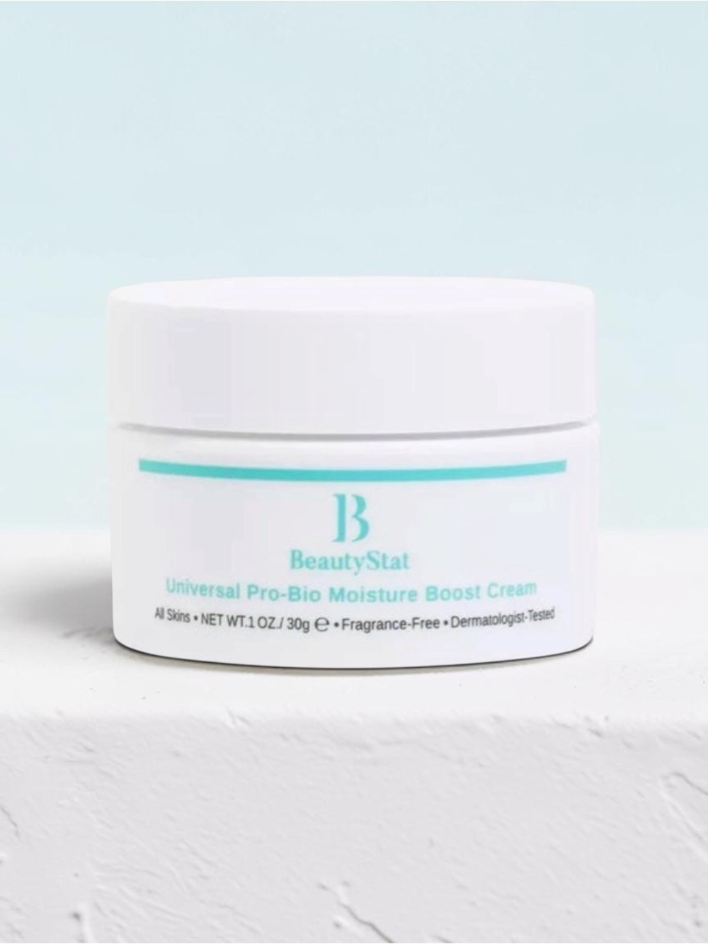 BeautyStat Moisture Boost Cream - White with Teal Accents